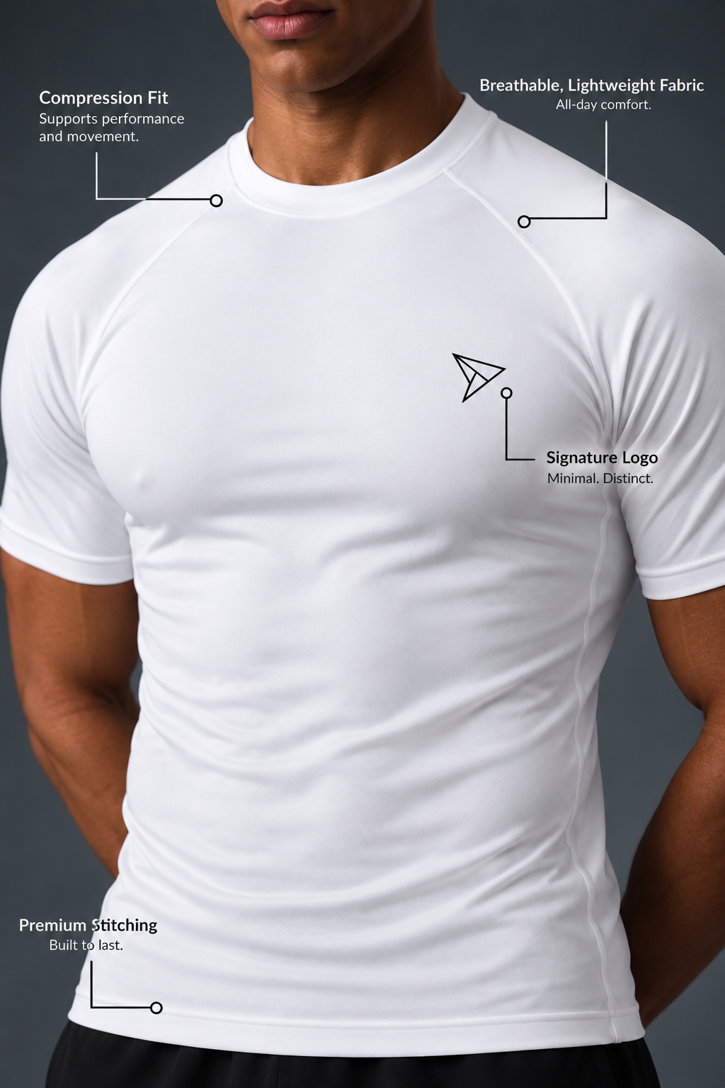 Compression White Top