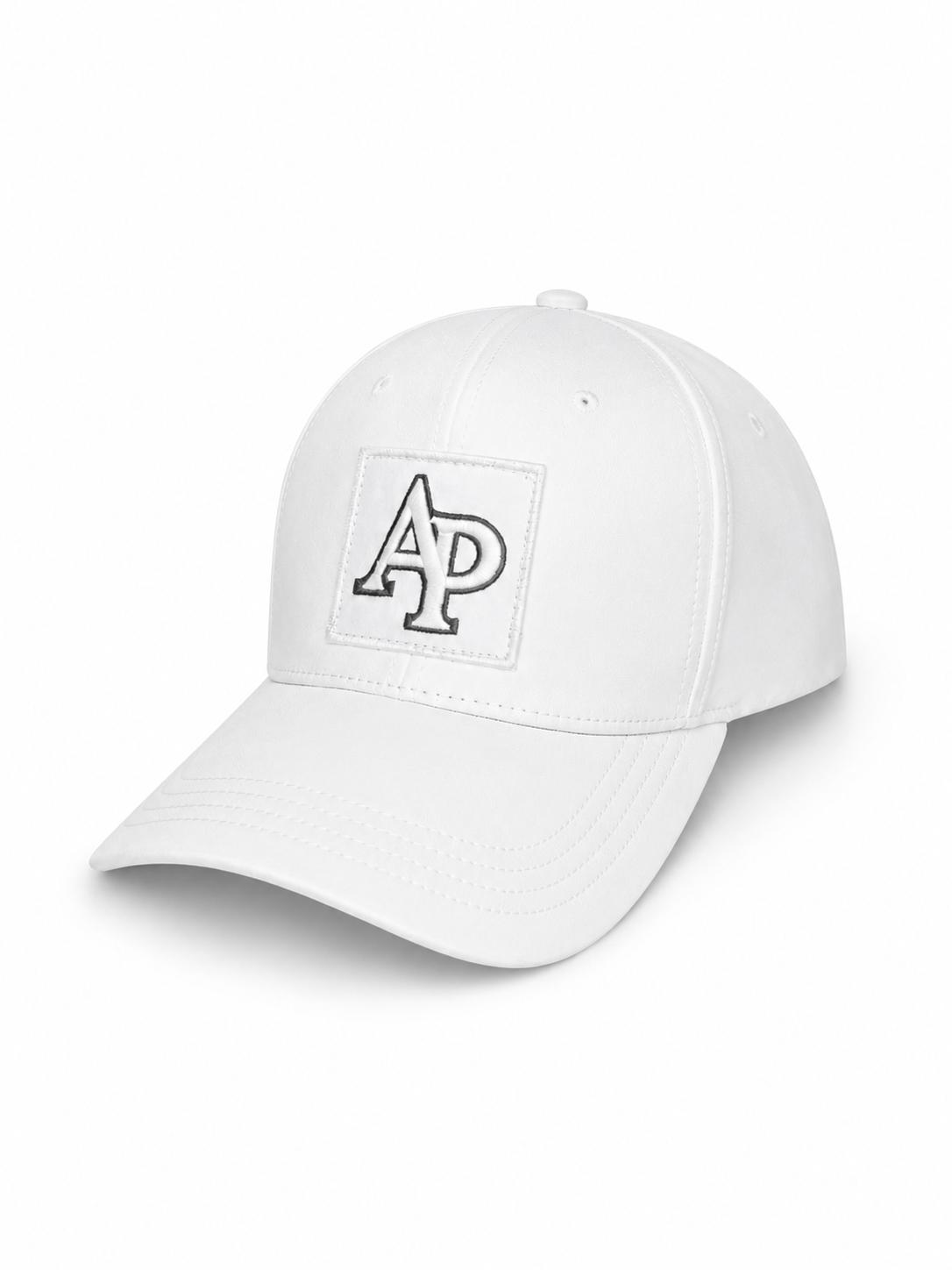 White AP Hat